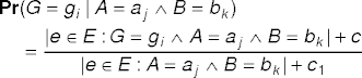 separate conditional probability learning