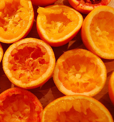 squeezed oranges