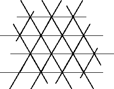 a triangular cell network
