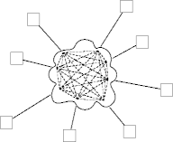an abstract network