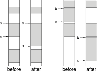 dynamic segment-size changes