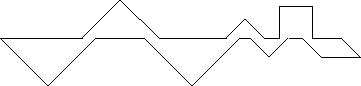 a snakey tangram