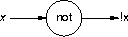 an not logic-circuit component