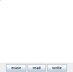 the ui with text area and io buttons