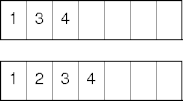 shifting elements in an array-based linked list