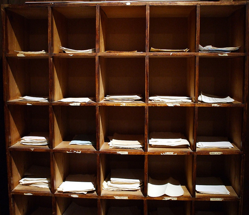 pigeonholes