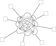 an abstract network