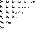 a half-rectangular bit array