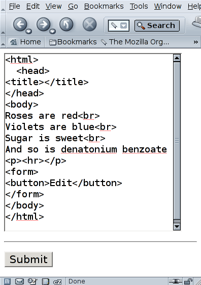 a wiki-edit page