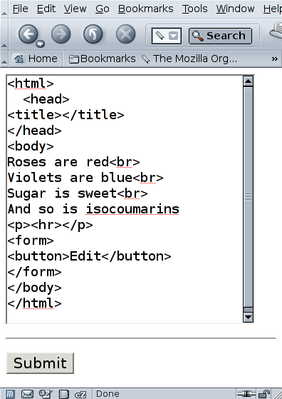 a wiki-edit page edited