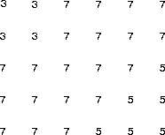 a 5-by-6 matrix